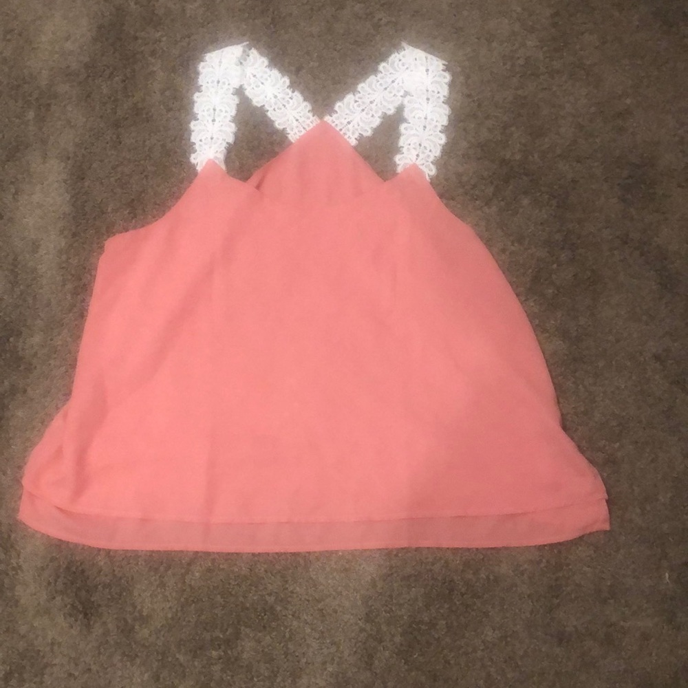 Coral tank top